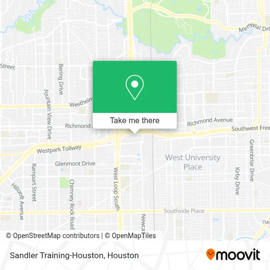 Sandler Training-Houston map