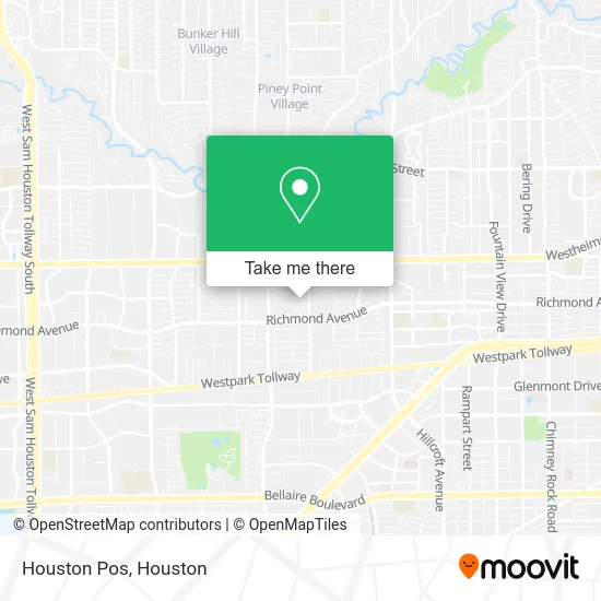 Houston Pos map