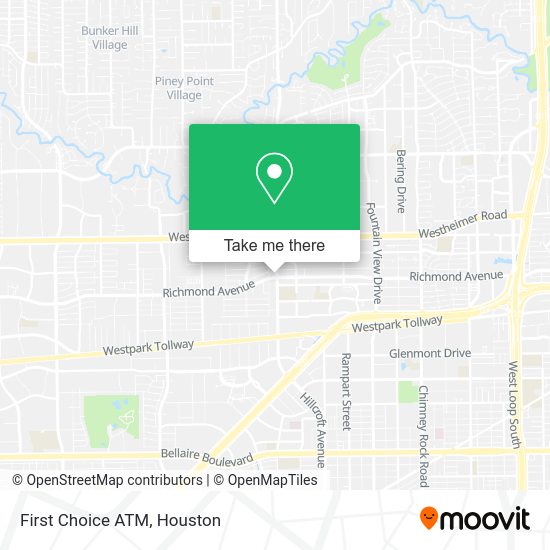 First Choice ATM map