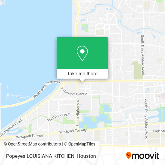 Popeyes LOUISIANA KITCHEN map