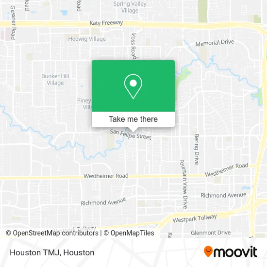 Houston TMJ map