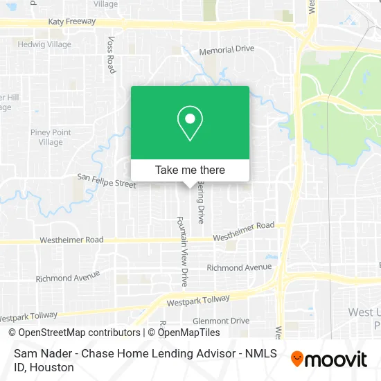 Sam Nader - Chase Home Lending Advisor - NMLS ID map