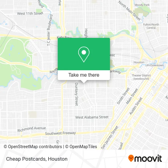 Cheap Postcards map
