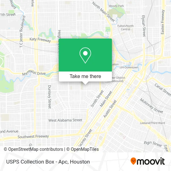 USPS Collection Box - Apc map