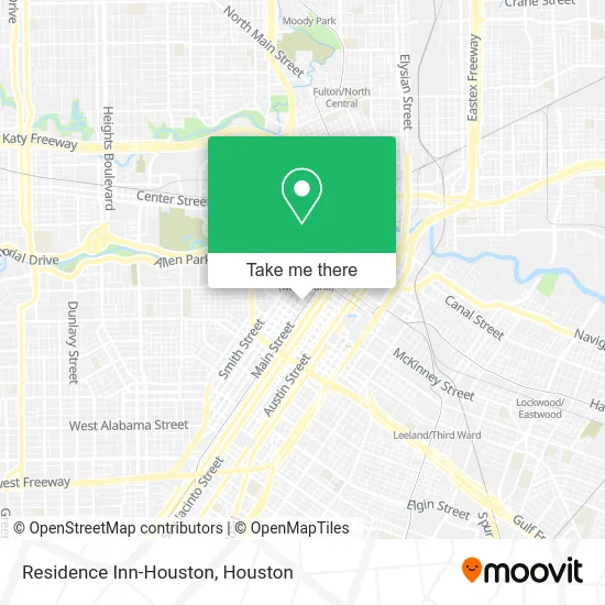 Mapa de Residence Inn-Houston