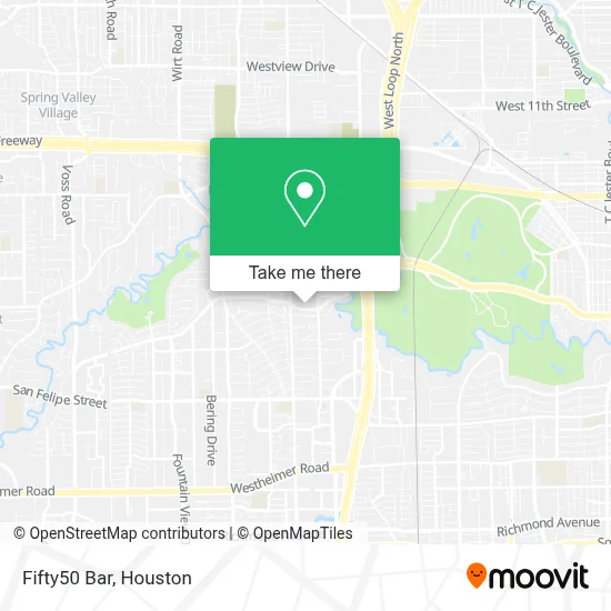 Fifty50 Bar map