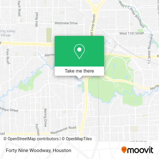 Mapa de Forty Nine Woodway
