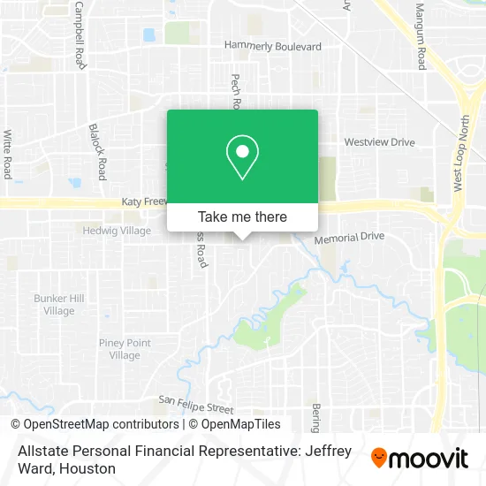 Allstate Personal Financial Representative: Jeffrey Ward map