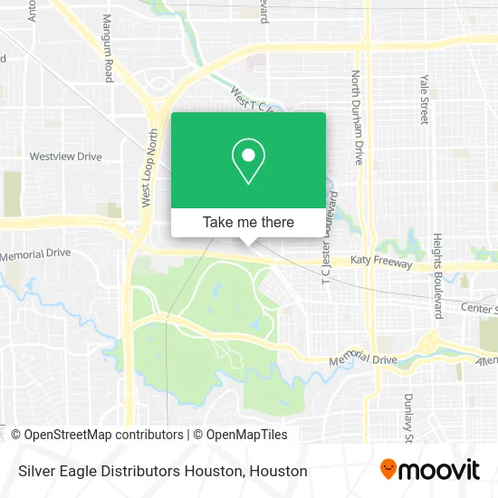 Mapa de Silver Eagle Distributors Houston