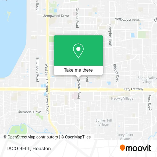 Mapa de TACO BELL