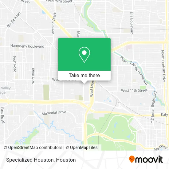 Specialized Houston map