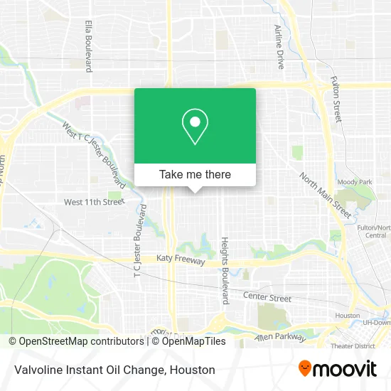 Mapa de Valvoline Instant Oil Change