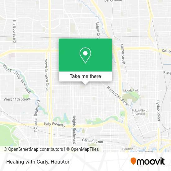 Healing with Carly map