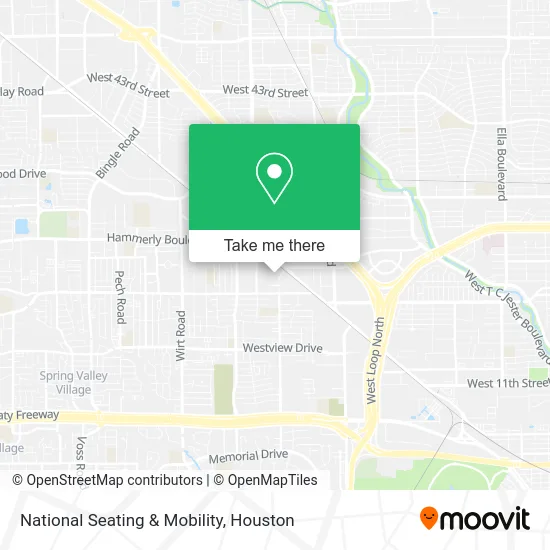 National Seating & Mobility map