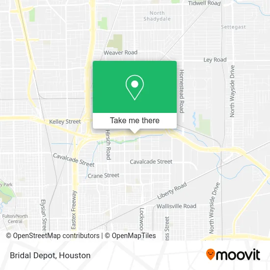Bridal Depot map