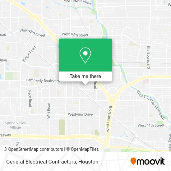 General Electrical Contractors map