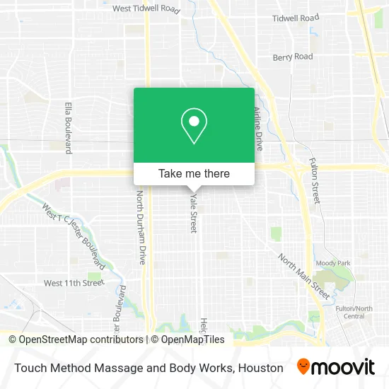 Mapa de Touch Method Massage and Body Works