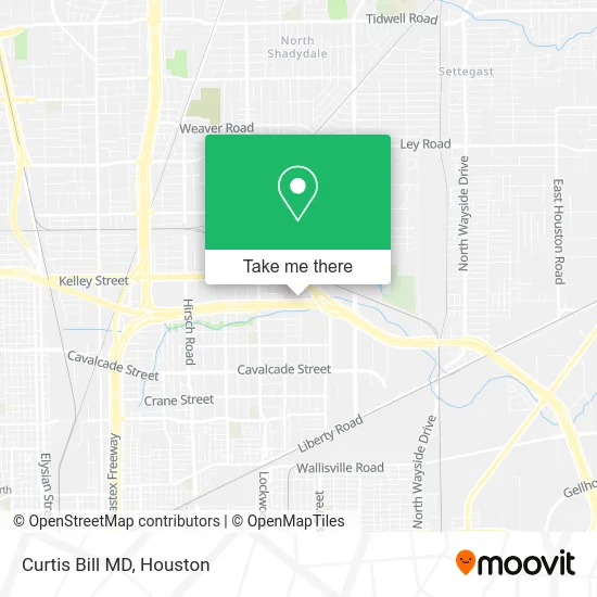 Curtis Bill MD map