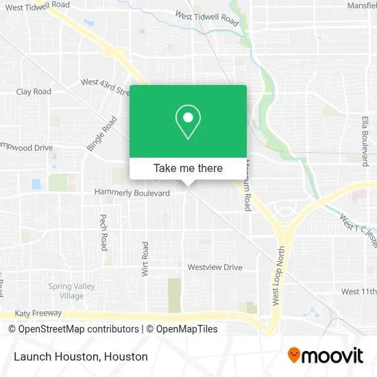 Launch Houston map