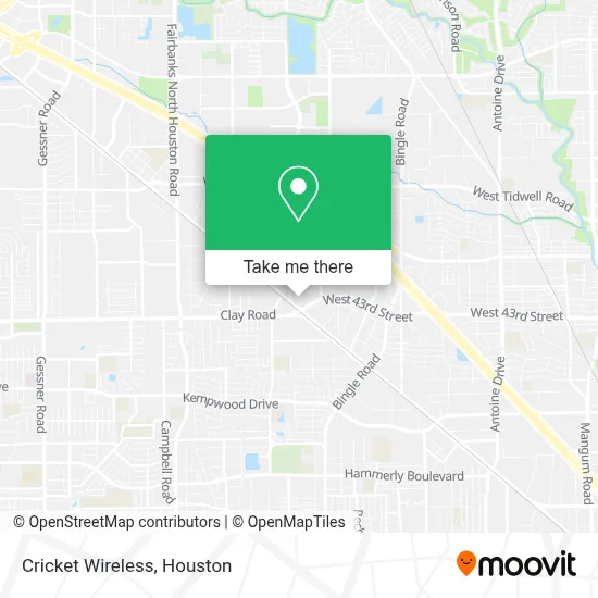 Cricket Wireless map