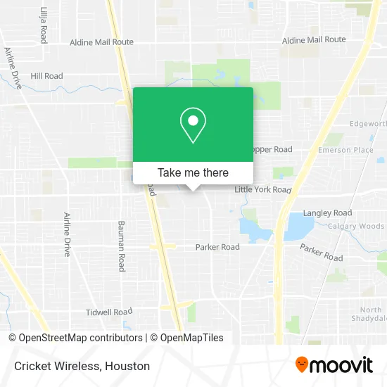 Cricket Wireless map