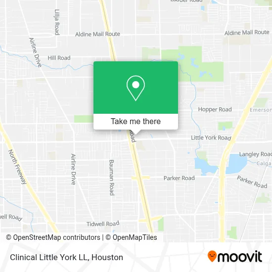 Clinical Little York LL map