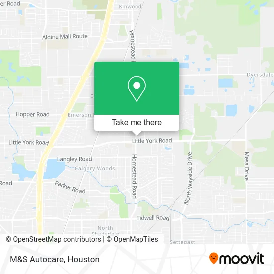 Mapa de M&S Autocare