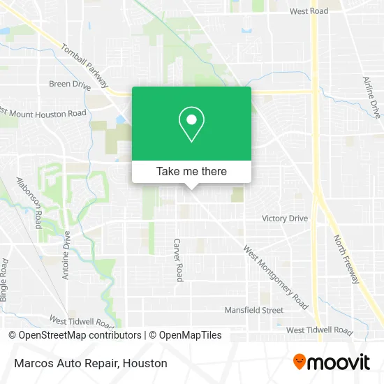Marcos Auto Repair map