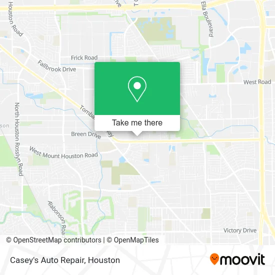 Casey's Auto Repair map