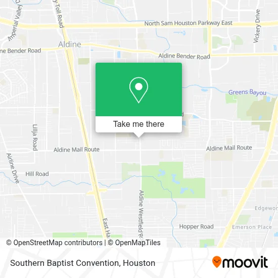 Southern Baptist Convention map