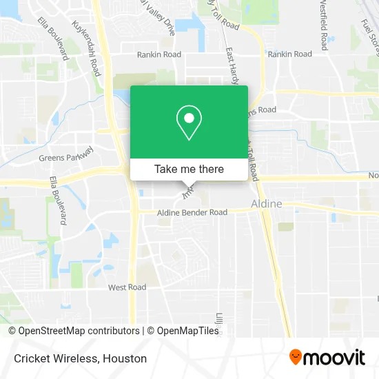 Cricket Wireless map