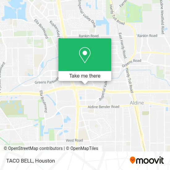 TACO BELL map
