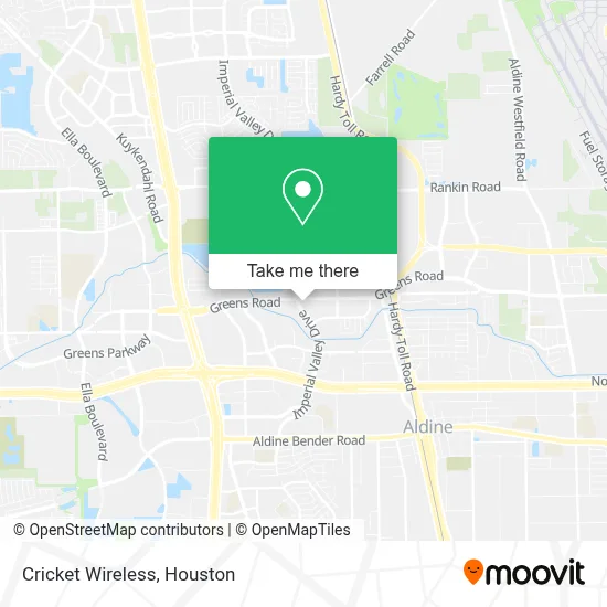 Cricket Wireless map