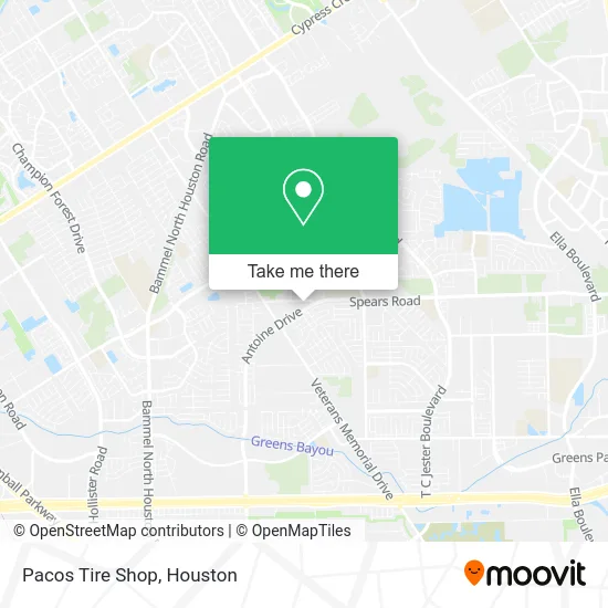 Pacos Tire Shop map