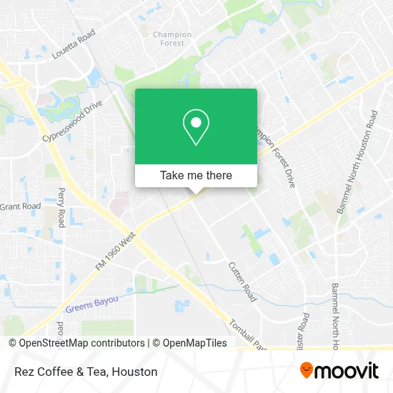 Rez Coffee & Tea map