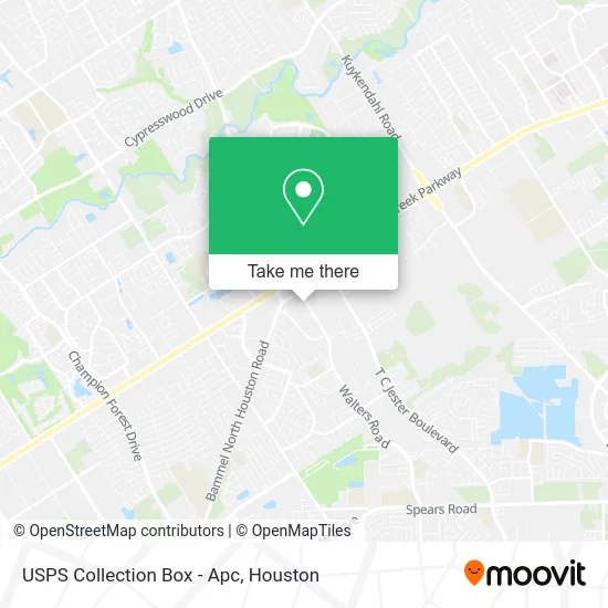Mapa de USPS Collection Box - Apc