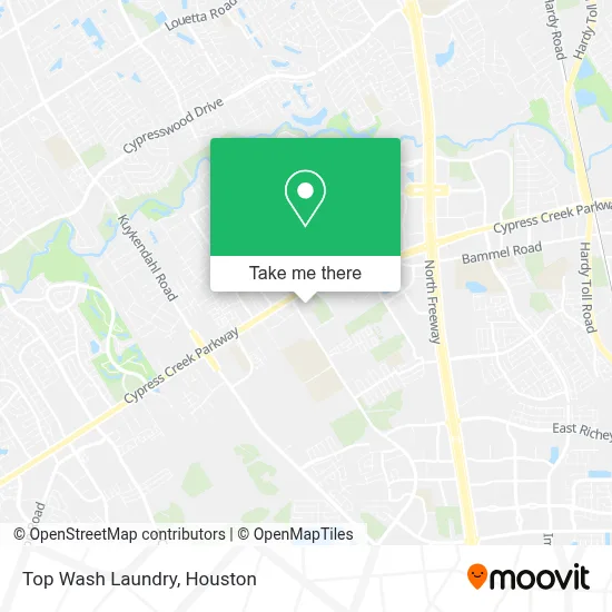 Top Wash Laundry map
