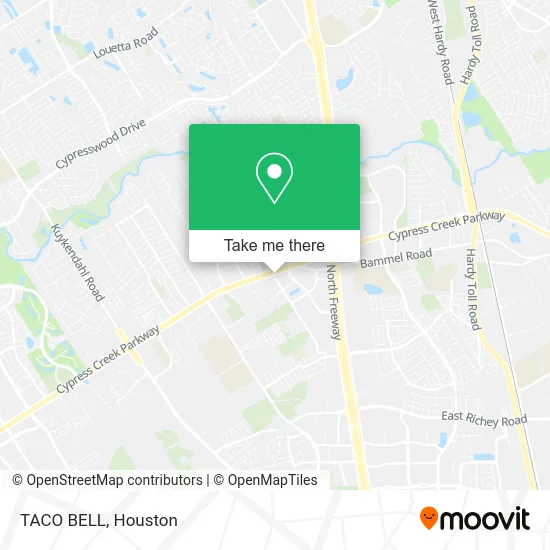 Mapa de TACO BELL
