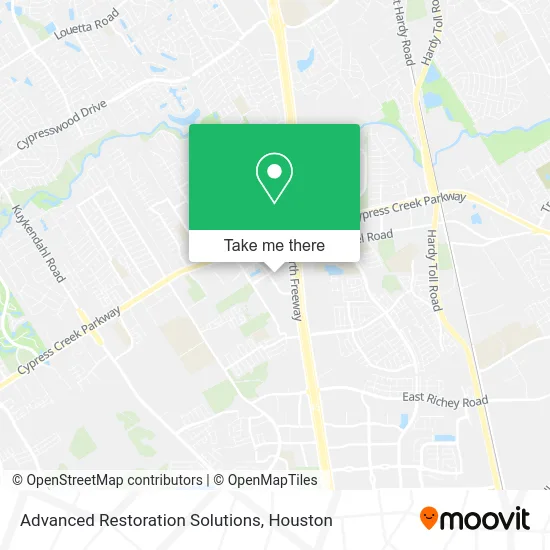 Advanced Restoration Solutions map