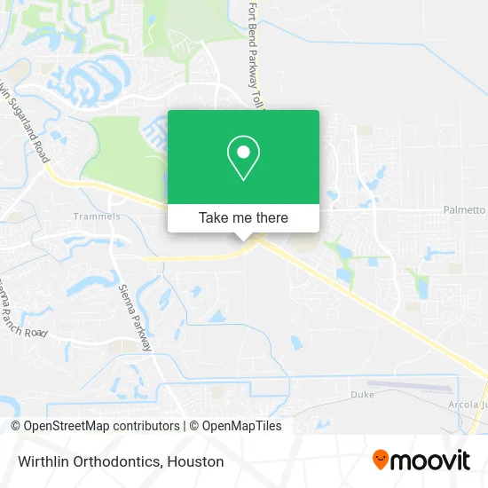 Wirthlin Orthodontics map
