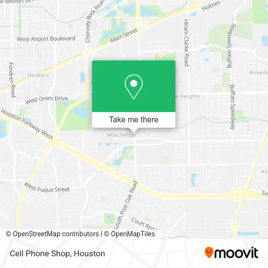 Mapa de Cell Phone Shop