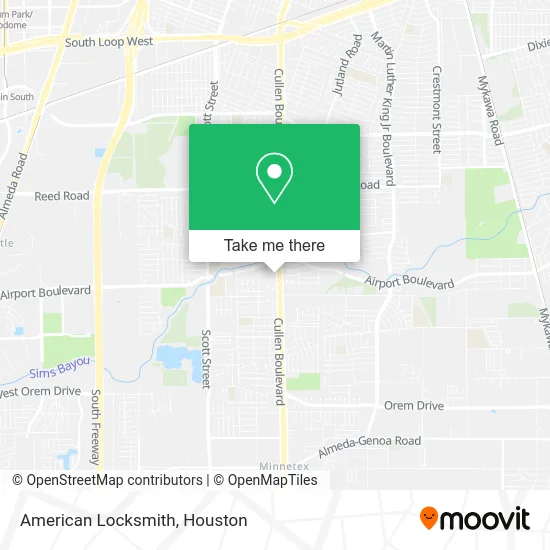 American Locksmith map