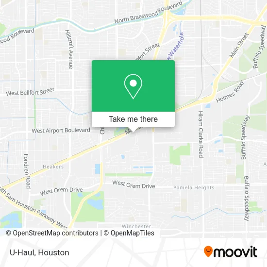Mapa de U-Haul