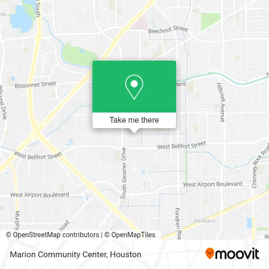 Marion Community Center map