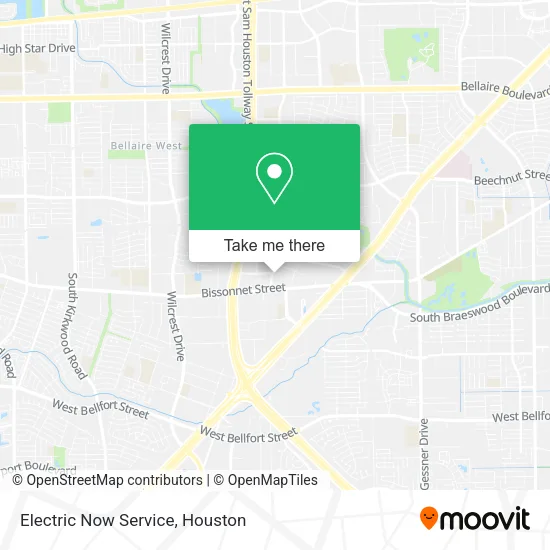 Mapa de Electric Now Service