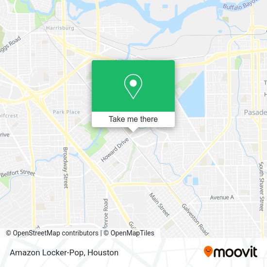 Amazon Locker-Pop map