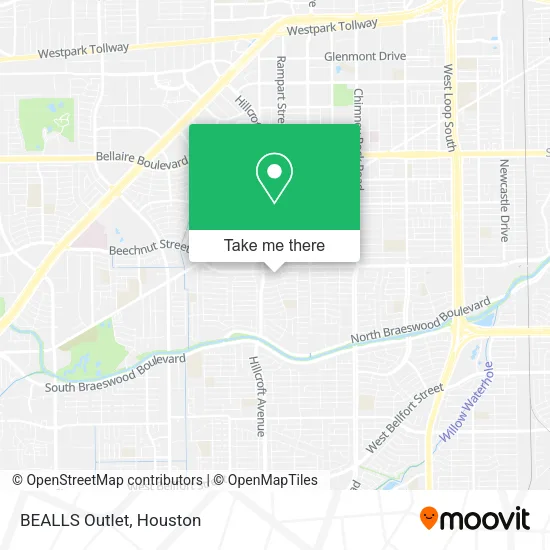 BEALLS Outlet map