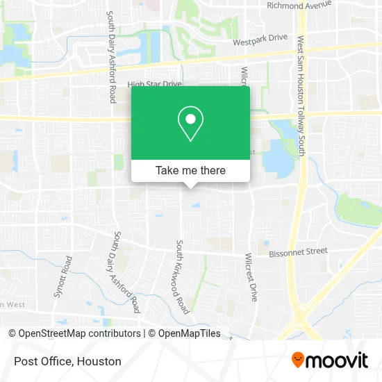 Post Office map