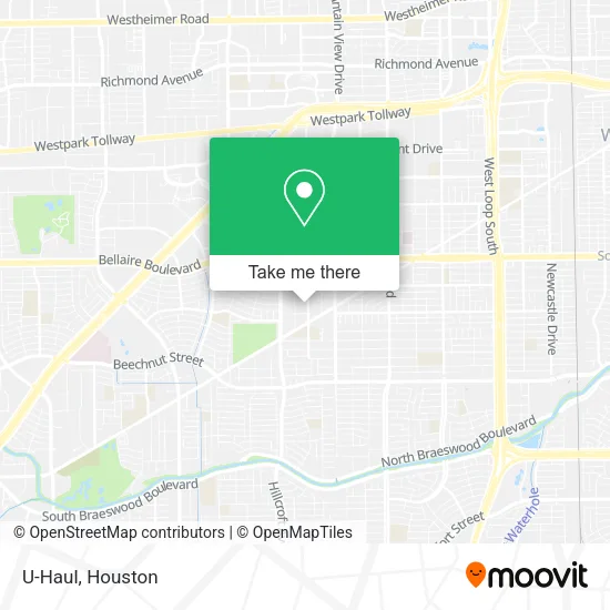 U-Haul map