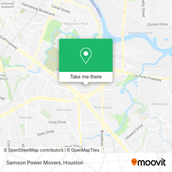 Samson Power Movers map